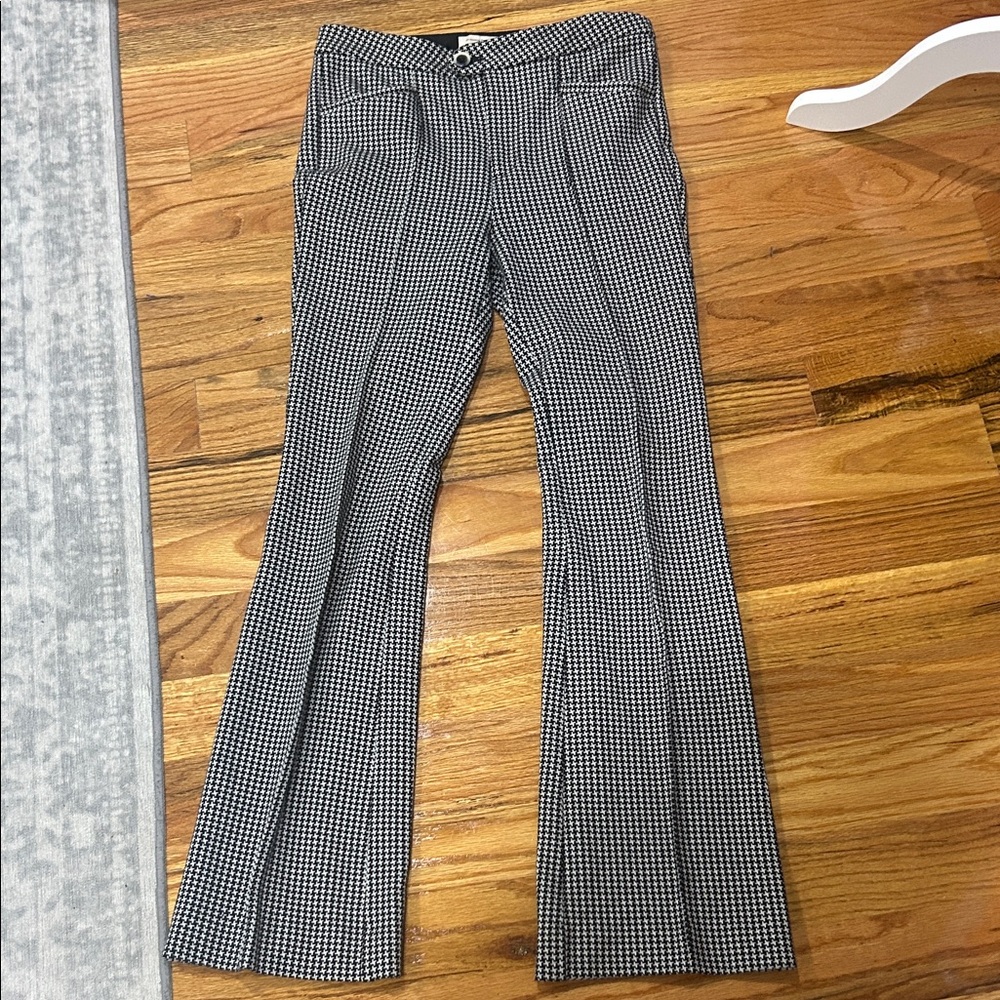 Anthropologie Black and White Trousers
